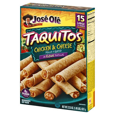 Jose Ole Chicken & Cheese Large Flour Taquitos - 22.5 Oz - Image 2