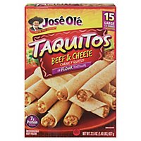 Jose Ole Frozen Mexican Food Taquitos Steak & Cheese Flour Tortillas - 15 Count - Image 3