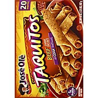 Jose Ole Frozen Mexican Food Taquitos Shredded Steak Corn Tortillas Crispy And Crunchy - 20 Count - Image 6