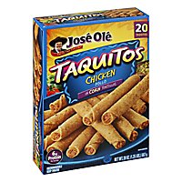 Jose Ole Frozen Mexican Food Taquitos Chicken 20 Count - 20 Oz - Image 3