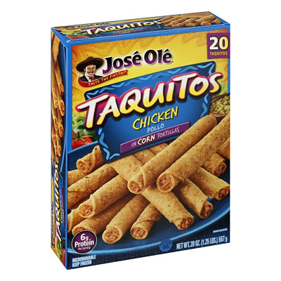 Jose Ole Frozen Mexican Food Taquitos Chicken 20 Count - 20 Oz - Image 4