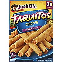 Jose Ole Frozen Mexican Food Taquitos Chicken 20 Count - 20 Oz - Image 2