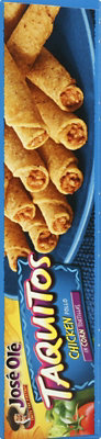 Jose Ole Frozen Mexican Food Taquitos Chicken 20 Count - 20 Oz - Image 2