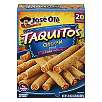 Jose Ole Frozen Mexican Food Taquitos Chicken 20 Count - 20 Oz - Image 4
