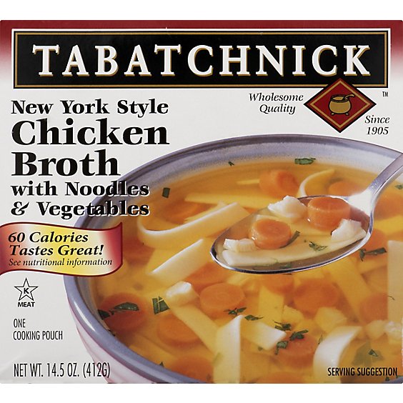 Tabatchnick Chicken Vegetable With Noodle Soup - 15 Oz