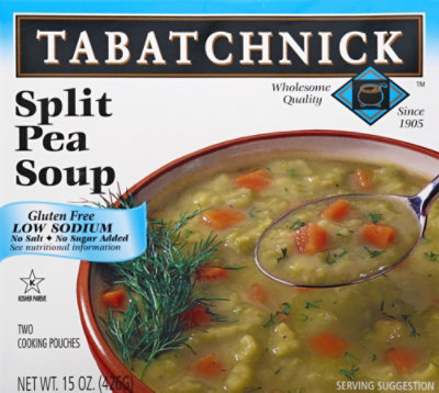 Tabatchnick Frozen Soup Split Pea No Salt - 15 Oz - Image 2