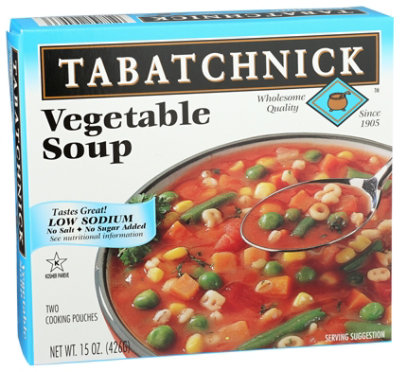 Tabatchnick Frozen Soup Vegetable Salt Free - 15 Oz - Image 4