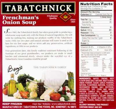 Tabatchnick French Onion Soup - 15 Oz - Image 2