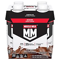 MUSCLE MILK Protein Shake Non Dairy Chocolate - 4-11 Fl. Oz. - Image 2