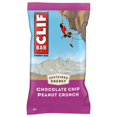 CLIF Energy Bar Chocolate Chip Peanut Crunch - 2.4 Oz - Image 2