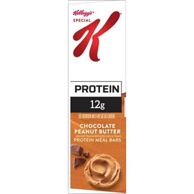 Kelloggs Special K Protein Meal Bars Chocolate Peanut Butter 12g Protein 6 Count - 9.5 Oz - Image 8