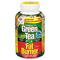 Applied Nutrition Green Tea Liquid Soft-Gels Fat Burner Maximum Strength Fast-Acting - 90 Count - Image 1