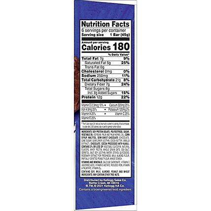 Special K Protein Bars Meal Replacement Double Chocolate 6 Count - 9.5 Oz  - Image 6