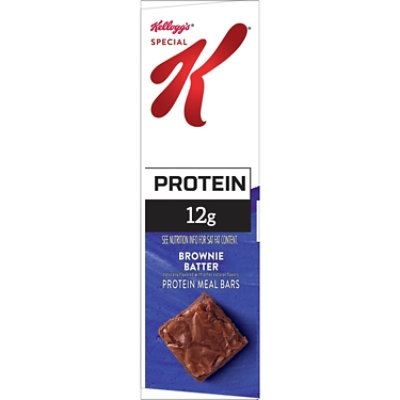 Kelloggs Special K Protein Meal Bars Brownie Batter 12g Protein Snacks 6 Count - 9.5 Oz - Image 8
