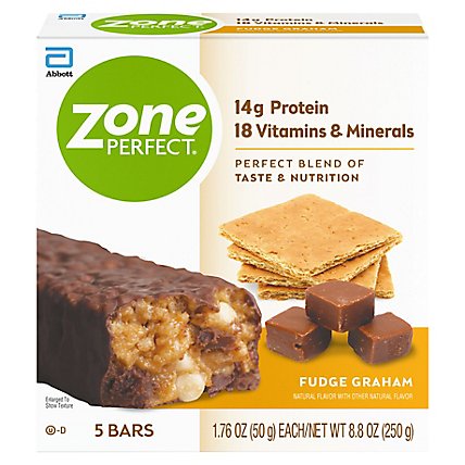 ZonePerfect Protein Bars Fudge Graham - 5-1.76 Oz - Image 1