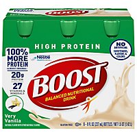BOOST High Protein Nutritional Drink Very Vanilla - 6-8 Fl. Oz. - Image 3