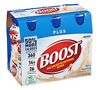 BOOST Plus Nutrional Drik Very Vanilla - 6-8 Fl. Oz.