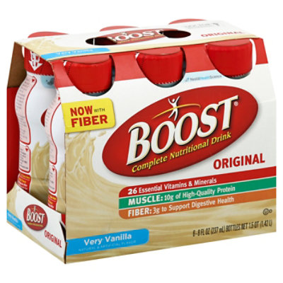 BOOST Original Nutritional Drink Very Vanilla - 6-8 Fl. Oz. - Image 1