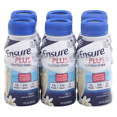 Ensure Plus Nutrition Shake Ready To Drink Vanilla 6-8 Fl. Oz. - Image 4