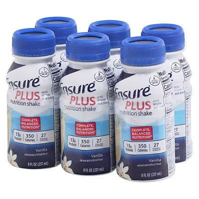 Ensure Plus Nutrition Shake Ready To Drink Vanilla 6-8 Fl. Oz. - Image 5