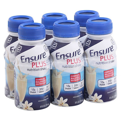 Ensure Plus Nutrition Shake Ready To Drink Vanilla 6-8 Fl. Oz. - Image 3