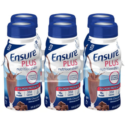 Ensure Plus Nutrition Shake Ready To Drink Milk Chocolate 6-8 Fl. Oz. - Image 2