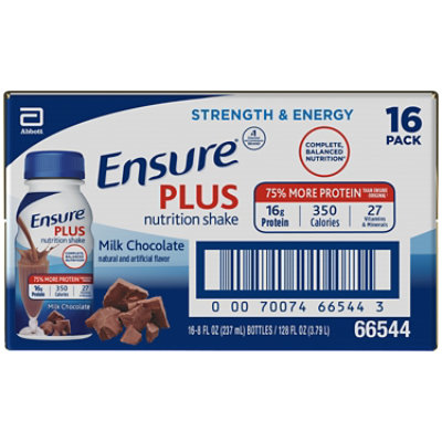 Ensure Plus Nutrition Shake Ready To Drink Milk Chocolate 6-8 Fl. Oz. - Image 5