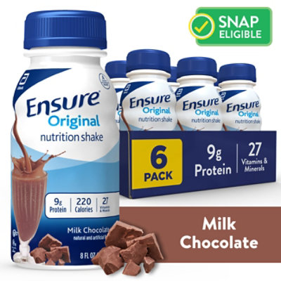 Ensure Original Nutrition Shake Ready To Drink Milk Chocolate - 6-8 Fl. Oz. - Image 1