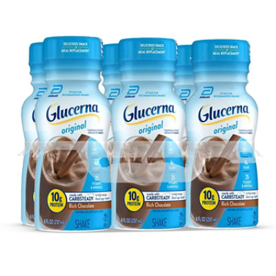 Glucerna Diabetes Nutritional Shake Ready To Drink Rich Chocolate - 6-8 Fl. Oz. - Image 2