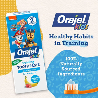 Orajel Toothpaste Training Paw Patrol Fruity Fun - 1.5 Oz - Image 2