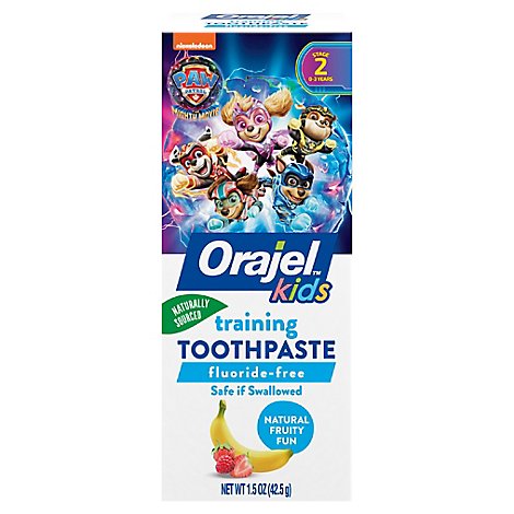 Orajel Toothpaste Training Paw Patrol Fruity Fun - 1.5 Oz