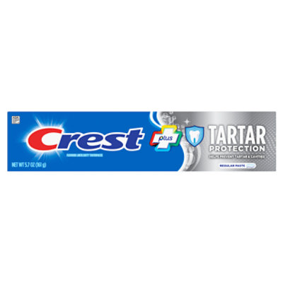 Crest Toothpaste Fluoride Anticavity Tartar Protection Regular Paste - 5.7 Oz - Image 2