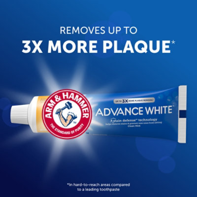 ARM & HAMMER Advance White Extreme Whitening Toothpaste - 4.3 Oz - Image 3