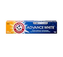 ARM & HAMMER Advanced White Extreme Whitening Clean Mint Fluoride Toothpaste - 6 Oz