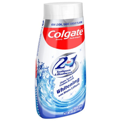 Colgate 2in1 Whitening Toothpaste Gel and Mouthwash - 4.6 Oz - Image 5