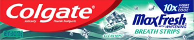 Colgate Max Fresh Toothpaste with Mini Breath Strips Clean Mint - 6 Oz - Image 2