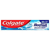 Colgate Max Fresh Toothpaste with Mini Breath Strips Cool Mint - 6 Oz - Image 1