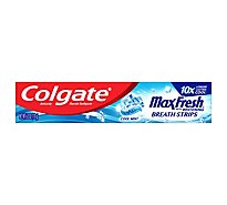 Colgate Max Fresh Toothpaste with Mini Breath Strips Cool Mint - 6 Oz
