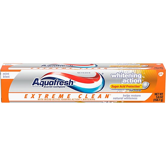 Aquafresh Toothpaste Extreme Clean Whitening - 5.6 Oz
