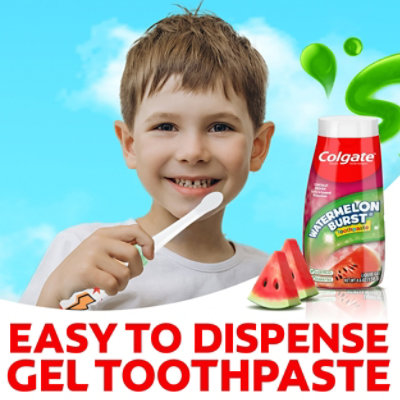 Colgate 2in1 Kids Toothpaste & Anticavity Mouthwash Watermelon Burst - 4.6 Oz  - Image 4