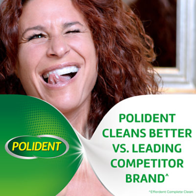 Polident Denture Cleanser Tablets 3 Minute Triplemint Freshness - 84 Count - Image 2