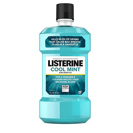 LISTERINE Mouthwash Antiseptic Cool Mint - 1 Liter - Image 2