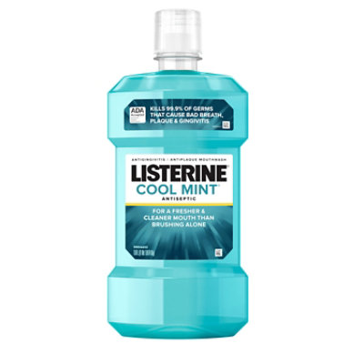 LISTERINE Mouthwash Antiseptic Cool Mint - 1 Liter - Image 1