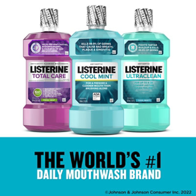 LISTERINE Mouthwash Antiseptic Cool Mint - 1 Liter - Image 4