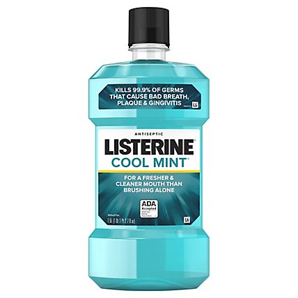 LISTERINE Mouthwash Antiseptic Cool Mint - 1.5 Liter - Image 3