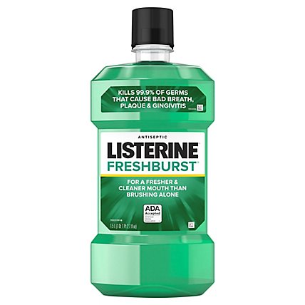 LISTERINE Mouthwash Antiseptic Fresh Burst - 1.5 Liter - Image 3