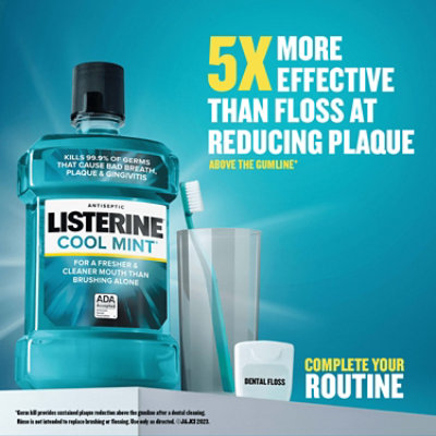 LISTERINE Mouthwash Antiseptic Cool Mint - 250 Ml - Image 4