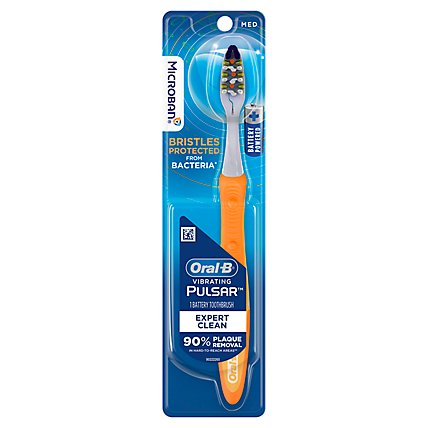 Oral-B Pulsar Expert Clean Medium Bristles Battery Toothbrush - Each