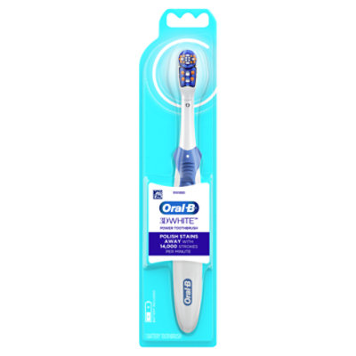 Oral-B 3D White Battery Powered Toothbrush - Each - Image 1