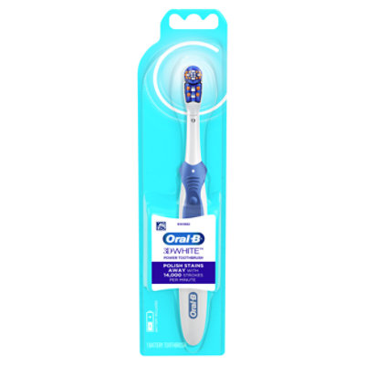 Oral-B 3D White Battery Powered Toothbrush - Each - Image 2